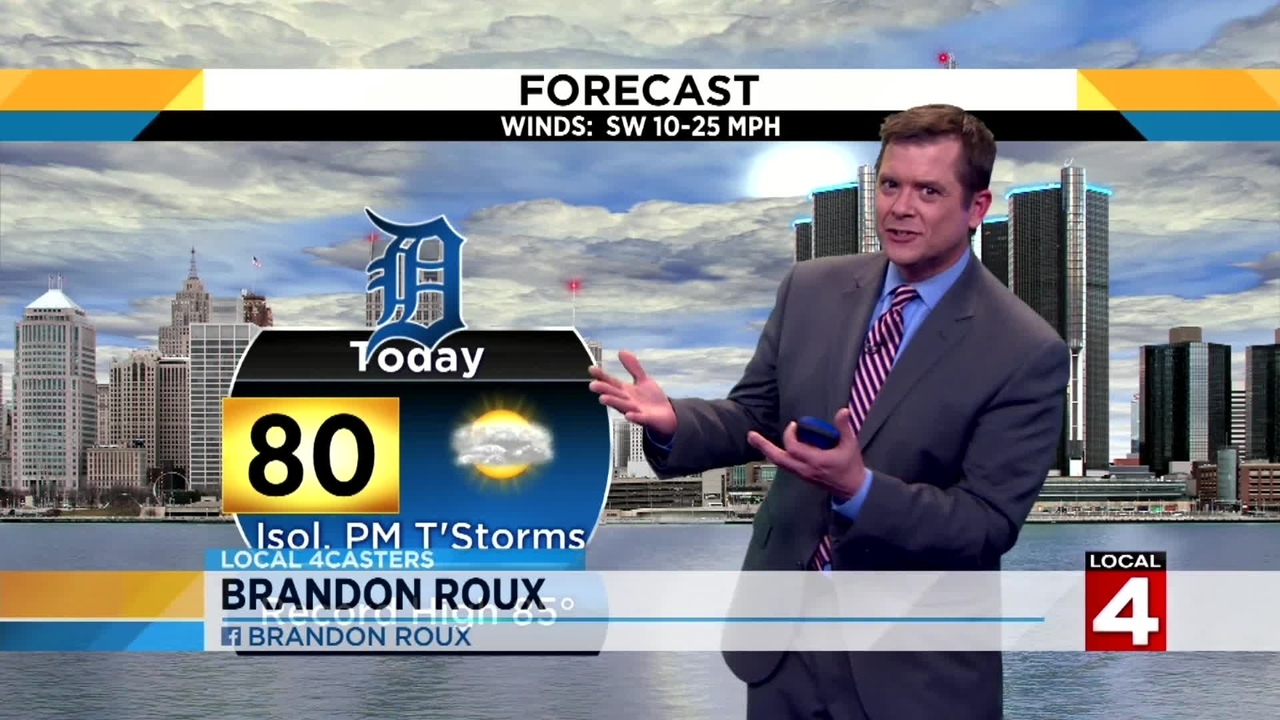 Metro Detroit Weather Forecast Severe Weather Possible Today